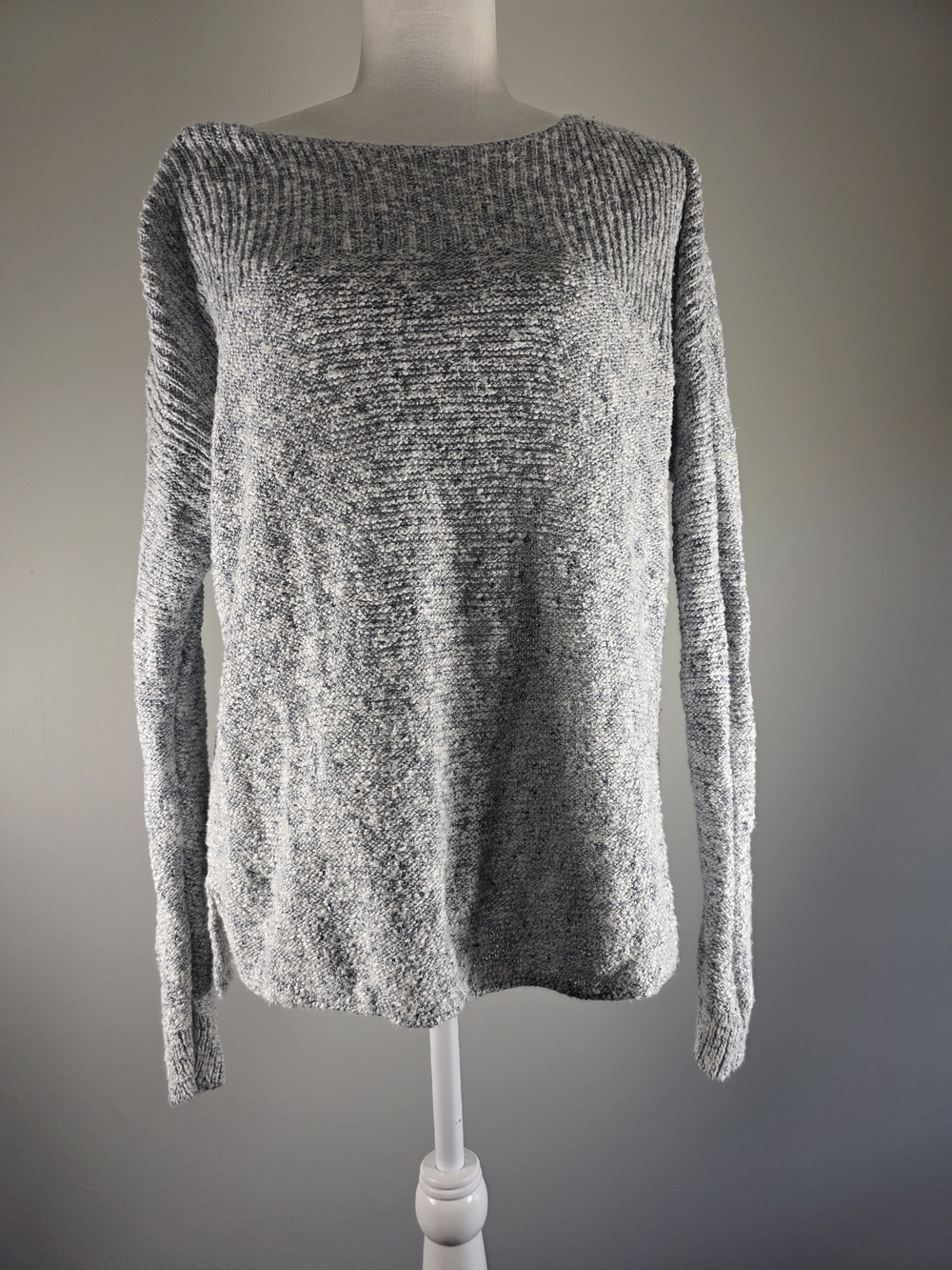 Abercrombie & Fitch Women’s Gray Marled Knit Sweater Size Large